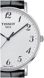 Tissot Everytime Large White Dial Black Leather Strap Watch For Men - T109.610.16.032.00 Buy Now By Tissot