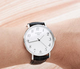 Tissot Everytime Large White Dial Black Leather Strap Watch For Men - T109.610.16.032.00 Buy Now By Tissot