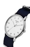 Tissot T Classic Everytime Large White Dial Blue NATO Strap Watch For Men - T109.610.17.037.00 Buy Now By Tissot