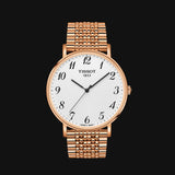 Tissot T Classic Everytime White Dial Rose Gold Mesh Bracelet Watch for Men - T109.610.33.032.00 Buy Now By Tissot
