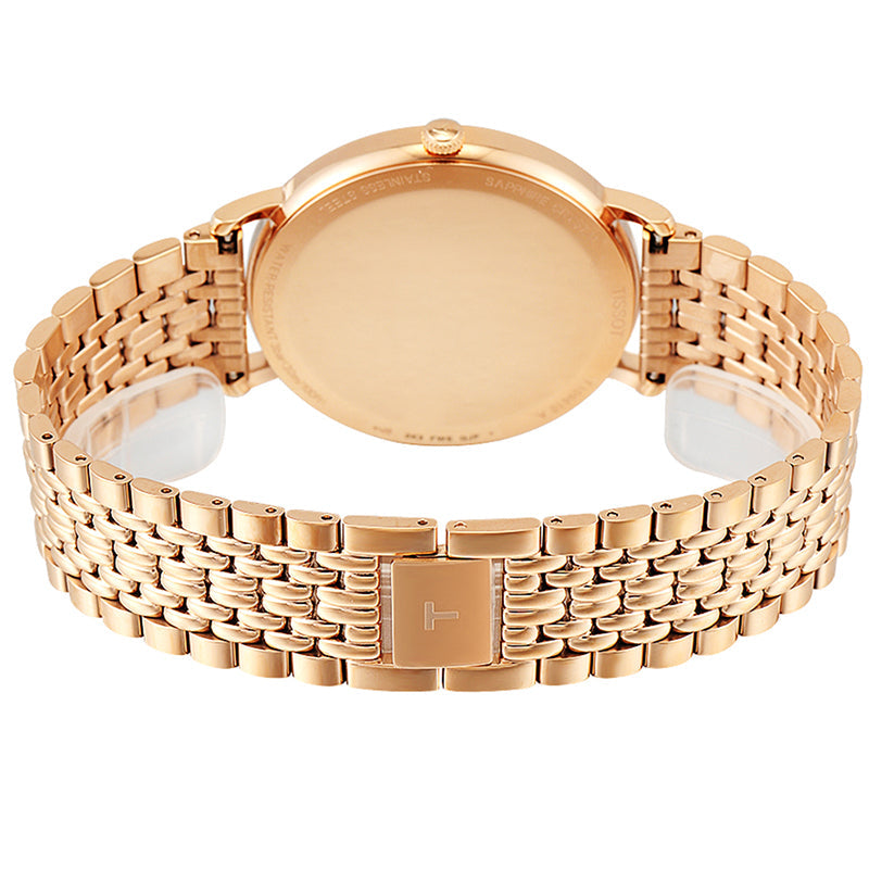 Tissot T Classic Everytime White Dial Rose Gold Mesh Bracelet Watch for Men - T109.610.33.032.00 Buy Now By Tissot