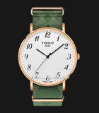 Tissot T Classic Everytime White Dial Green Nylon Strap Watch for Men - T109.610.38.032.00 Buy Now By Tissot