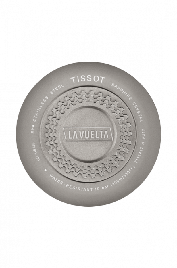 Tissot T Race Cycling Vuelta Black Dial Two Tone Rubber Strap Watch For Men - T111.417.37.441.01 Buy Now By Tissot