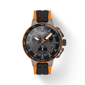 Tissot T Race Cycling Chronograph Black Dial Two Tone Rubber Strap Watch For Men - T111.417.37.441.04 Buy Now By Tissot