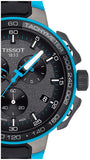 Tissot T Race Cycling Chronograph Black Dial Two Tone Rubber Strap Watch For Men - T111.417.37.441.05 Buy Now By Tissot