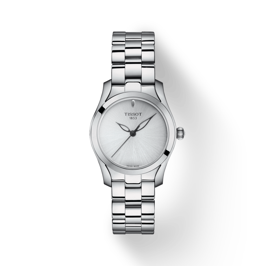 Tissot T Wave Silver Dial Silver Steel Strap Watch For Women - T112.210.11.031.00 Buy Now By Tissot