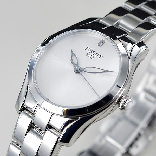 Tissot T Wave Silver Dial Silver Steel Strap Watch For Women - T112.210.11.031.00 Buy Now By Tissot