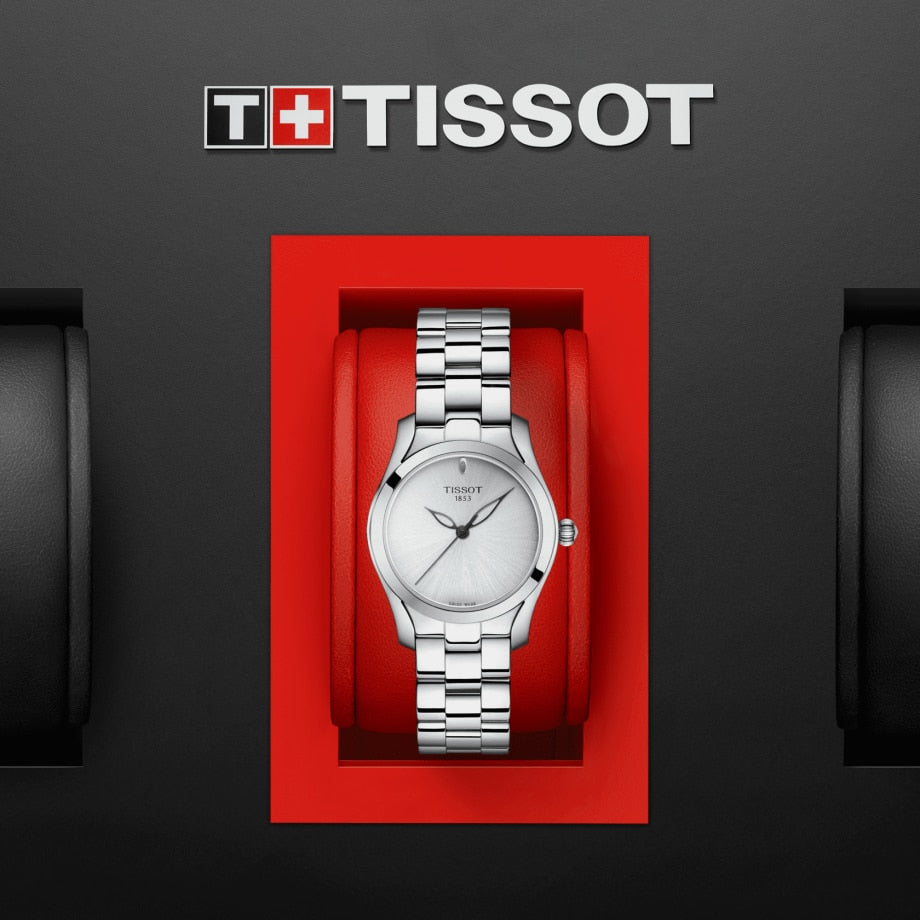 Tissot T Wave Silver Dial Silver Steel Strap Watch For Women - T112.210.11.031.00 Buy Now By Tissot