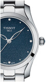 Tissot T Wave II Blue Dial Silver Steel Strap Watch For Women - T112.210.11.046.00 Buy Now By Tissot