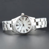 Tissot T Wave T Lady Mother of Pearl Dial Silver Steel Strap Watch For Women - T112.210.11.113.00 Buy Now By Tissot