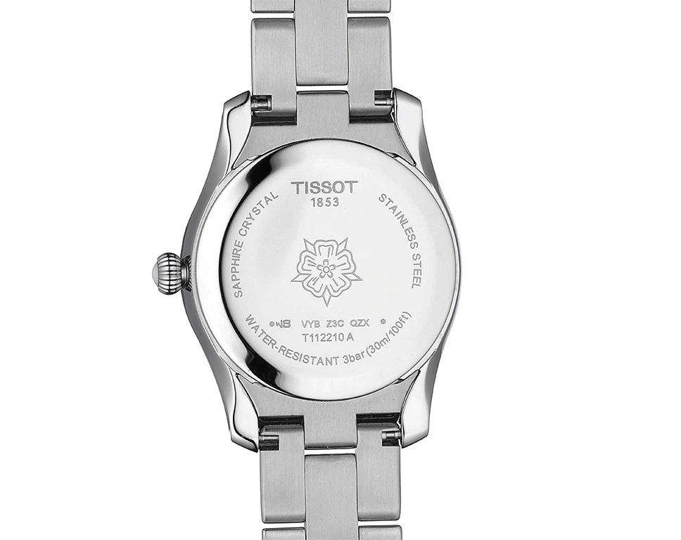 Tissot T Wave T Lady Mother of Pearl Dial Silver Steel Strap Watch For Women - T112.210.11.113.00 Buy Now By Tissot