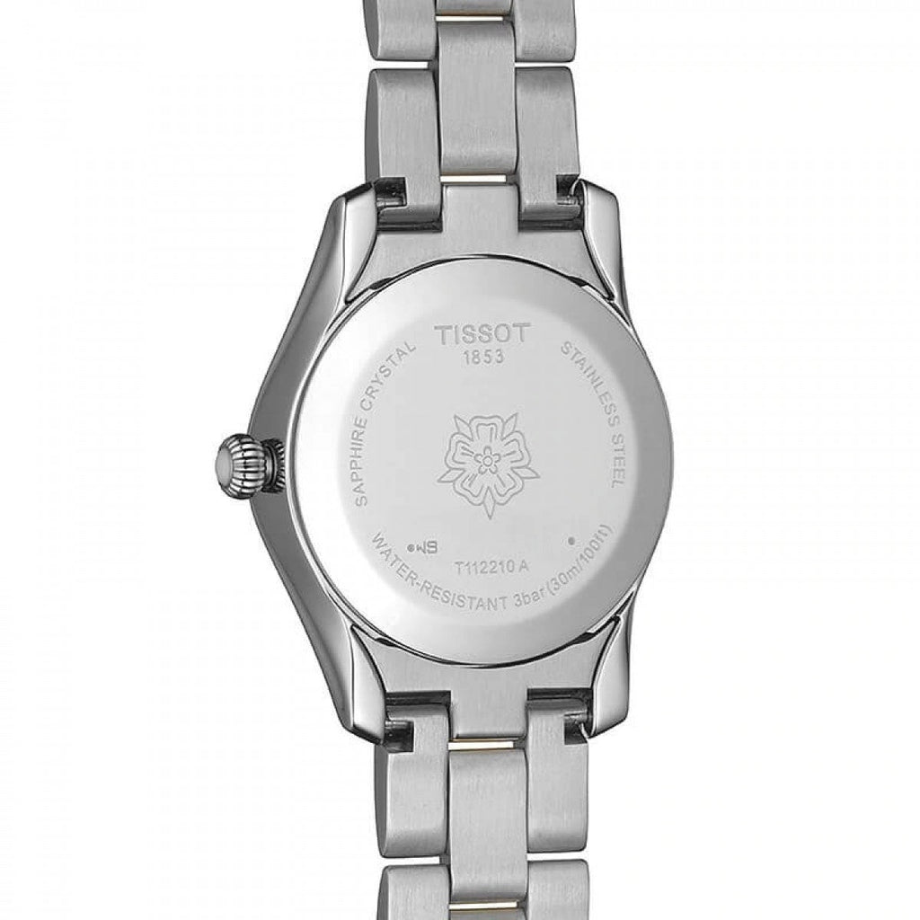 Tissot T Wave Quartz Mother of Pearl Dial Two Tone Steel Strap Watch for Women - T112.210.22.113.00 Buy Now By Tissot