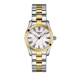 Tissot T Wave Lady White Mother of Pearl Dial Two Tone Steel Strap Watch For Women - T112. 210. 22. 113. 00 Buy Now By Tissot