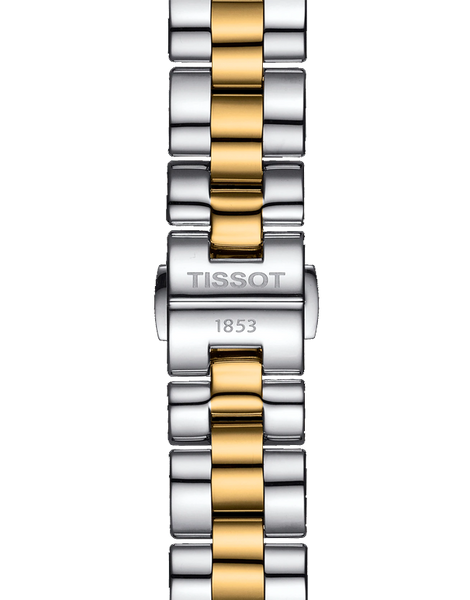 Tissot T Wave Lady White Mother of Pearl Dial Two Tone Steel Strap Watch For Women - T112. 210. 22. 113. 00 Buy Now By Tissot