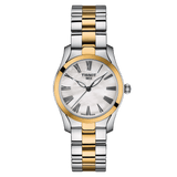 Tissot T Wave Quartz Mother of Pearl Dial Two Tone Steel Strap Watch for Women - T112.210.22.113.00 Buy Now By Tissot