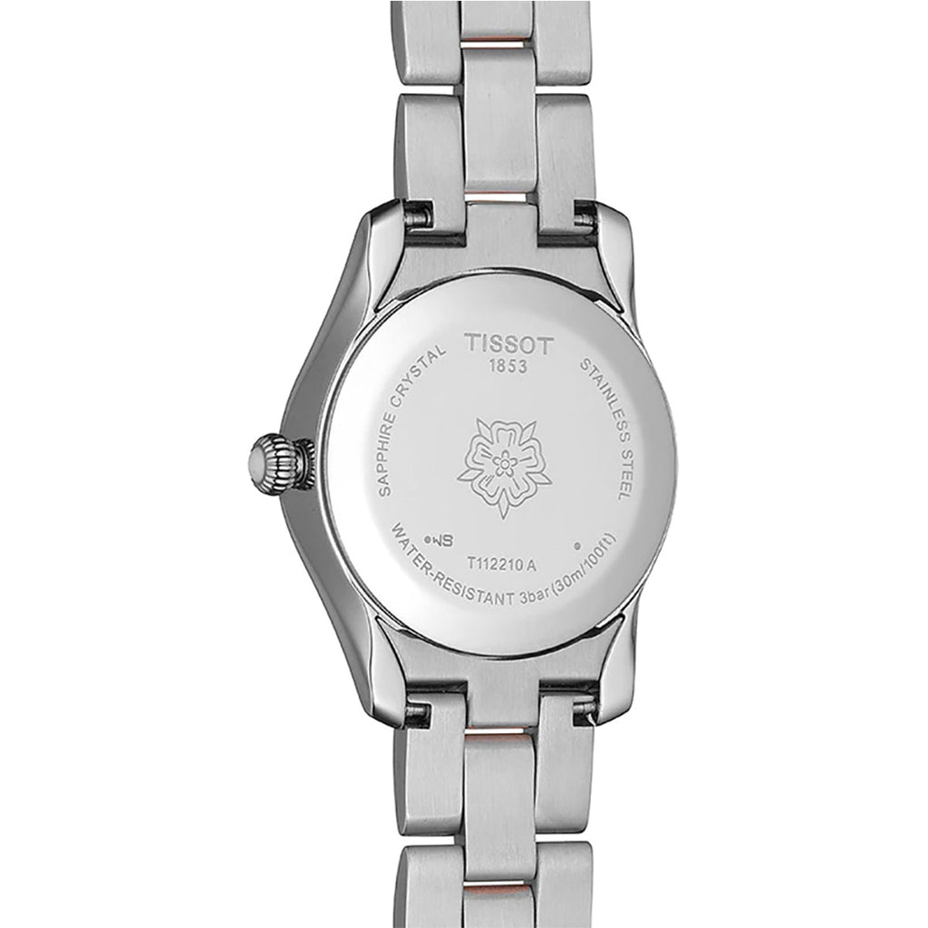 Tissot T Wave Lady White Mother of Pearl Dial Two Tone Steel Strap Watch For Women - T112. 210. 22. 113. 00 Buy Now By Tissot