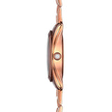 Tissot T Wave Mother of Pearl Dial Rose Gold Steel Strap Watch For Women - T112.210.33.113.00 Buy Now By Tissot