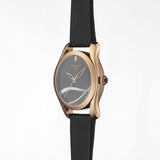 Tissot T Wave Black Dial Black Leather Strap Watch For Women - T112.210.36.051.00 Buy Now By Tissot