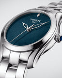 Tissot T Wave Donna Blue Dial Silver Steel Strap Watch For Women - T112.210.11.041.00 Buy Now By Tissot