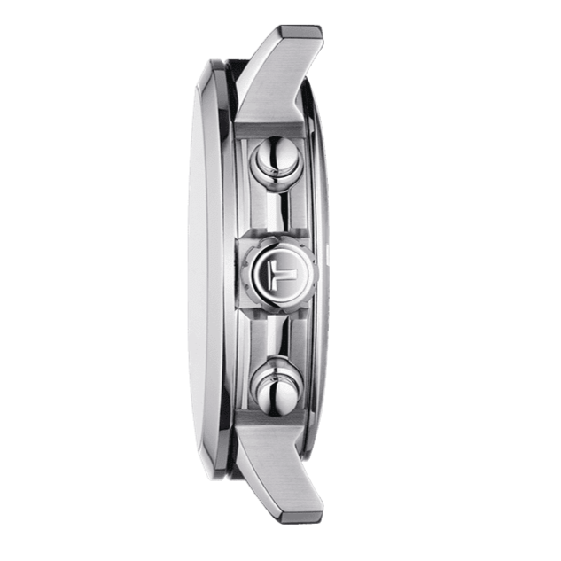 Tissot PRC 200 Chronograph Black Dial Silver Steel Strap Watch For Men - T114.417.11.057.00 Buy Now By Tissot