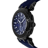 Tissot T Race Chronograph Blue Dial Blue Silicone Strap Watch For Men - T115.417.37.041.00 Buy Now By Tissot