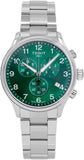 Tissot Chrono XL Classic Green Dial Silver Steel Strap Watch for Men - T116.617.11.092.00 Buy Now By Tissot