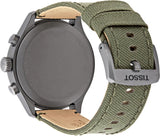 Tissot T Sport Chrono XL Beige Dial Green Nylon Strap Watch for Men - T116.617.37.267.00 Buy Now By Tissot