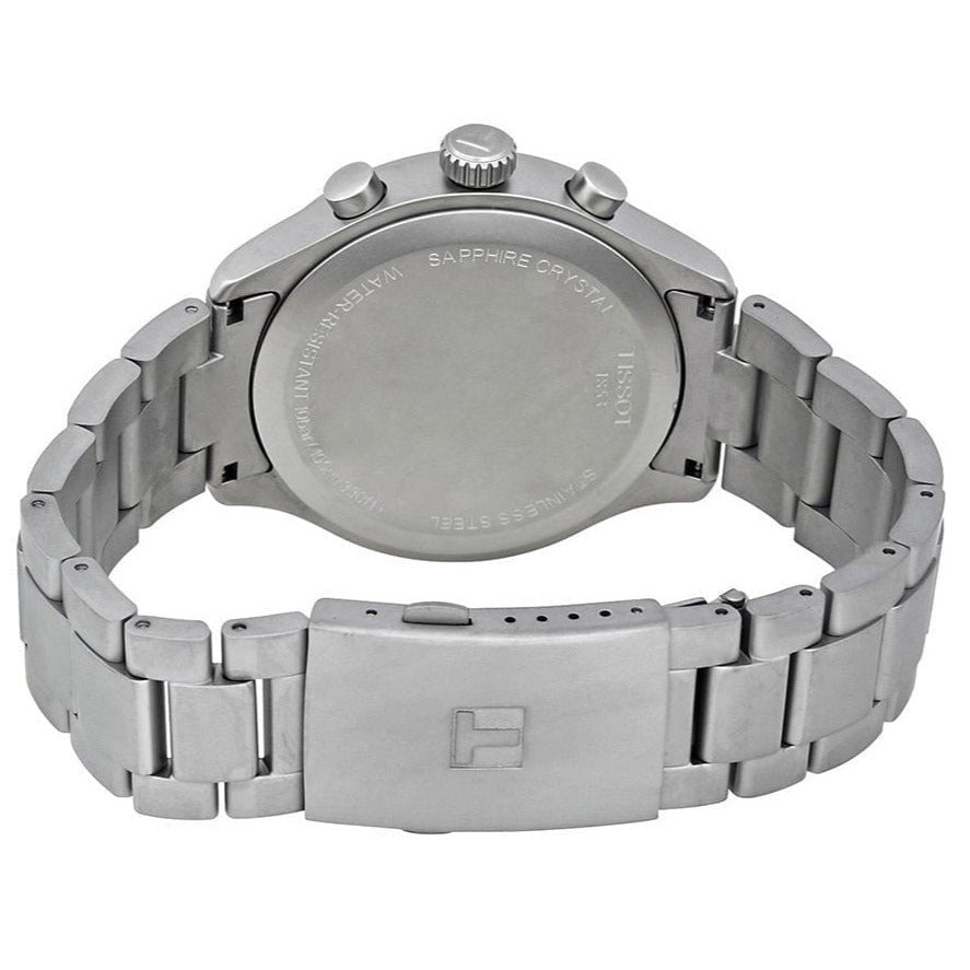 Tissot T Sport Chrono XL Chronograph Blue Dial Silver Steel Strap Watch For Men - T116.617.11.047.00 Buy Now By Tissot