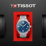 Tissot T Sport Chrono XL Chronograph Blue Dial Silver Steel Strap Watch For Men - T116.617.11.047.00 Buy Now By Tissot