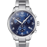 Tissot T Sport Chrono XL Classic Blue Dial Silver Steel Strap Watch For Men - T116.617.11.047.01 Buy Now By Tissot