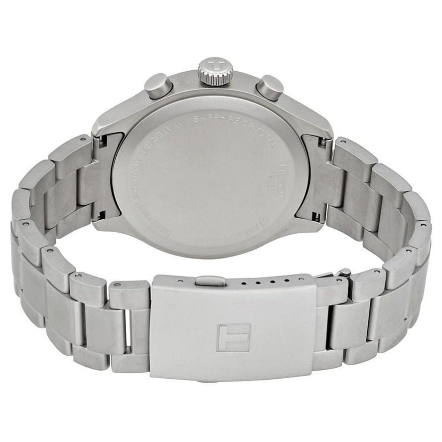 Tissot Chrono XL Black Dial Silver Steel Strap Watch For Men - T116.617.11.057.00 Buy Now By Tissot