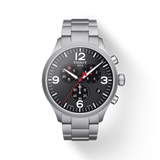 Tissot Chrono XL Black Dial Silver Steel Strap Watch For Men - T116.617.11.057.00 Buy Now By Tissot