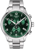 Tissot Chrono XL Classic Green Dial Silver Steel Strap Watch for Men - T116.617.11.092.00 Buy Now By Tissot