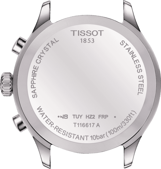 Tissot Chrono XL Classic Green Dial Silver Steel Strap Watch for Men - T116.617.11.092.00 Buy Now By Tissot