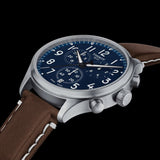 Tissot Chrono XL Vintage Blue Dial Brown Leather Strap Watch For Men - T116.617.16.042.00 Buy Now By Tissot