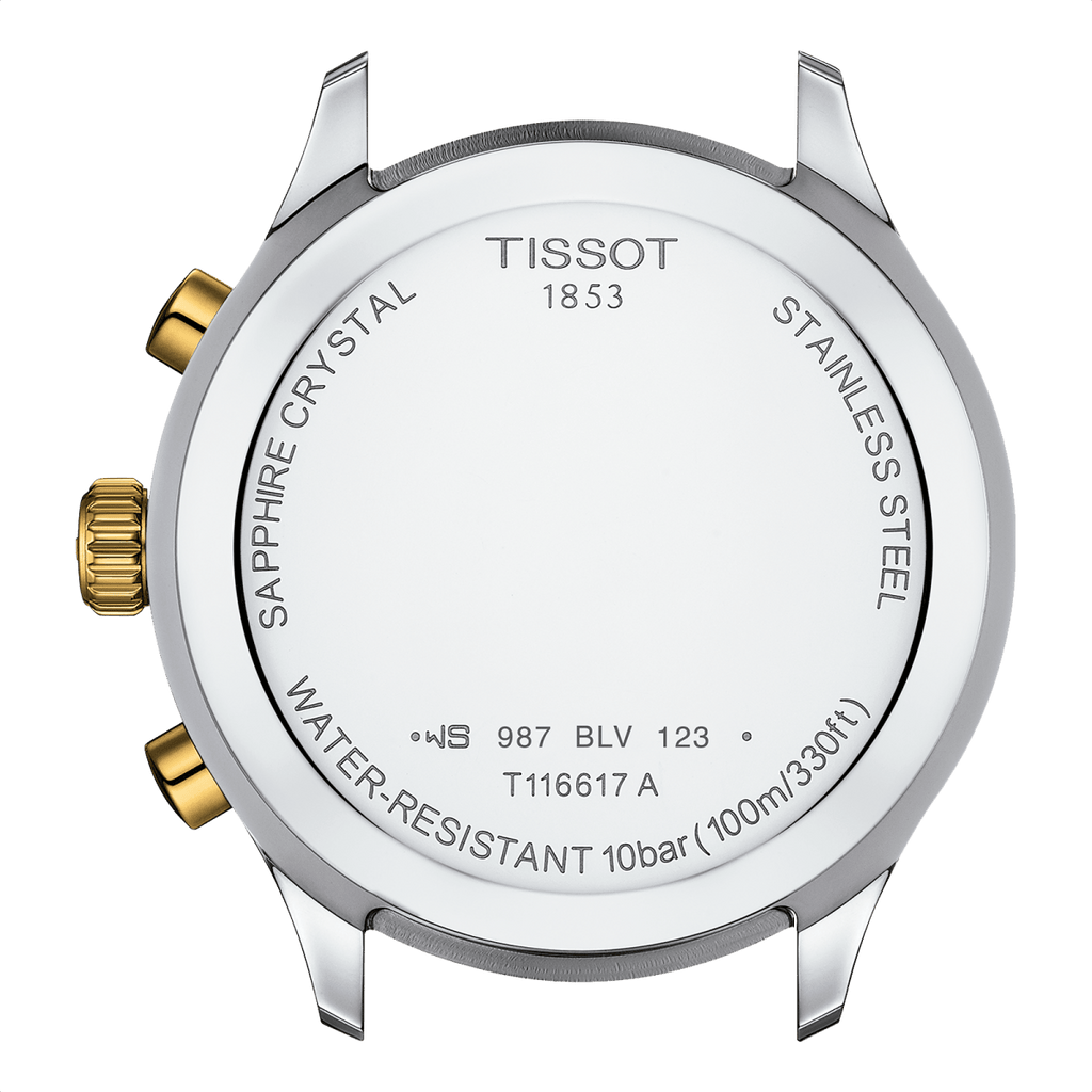 Tissot T Sport Chrono XL Classic Gold Dial Two Tone Steel Strap Watch for Men - T116.617.22.021.00 Buy Now By Tissot