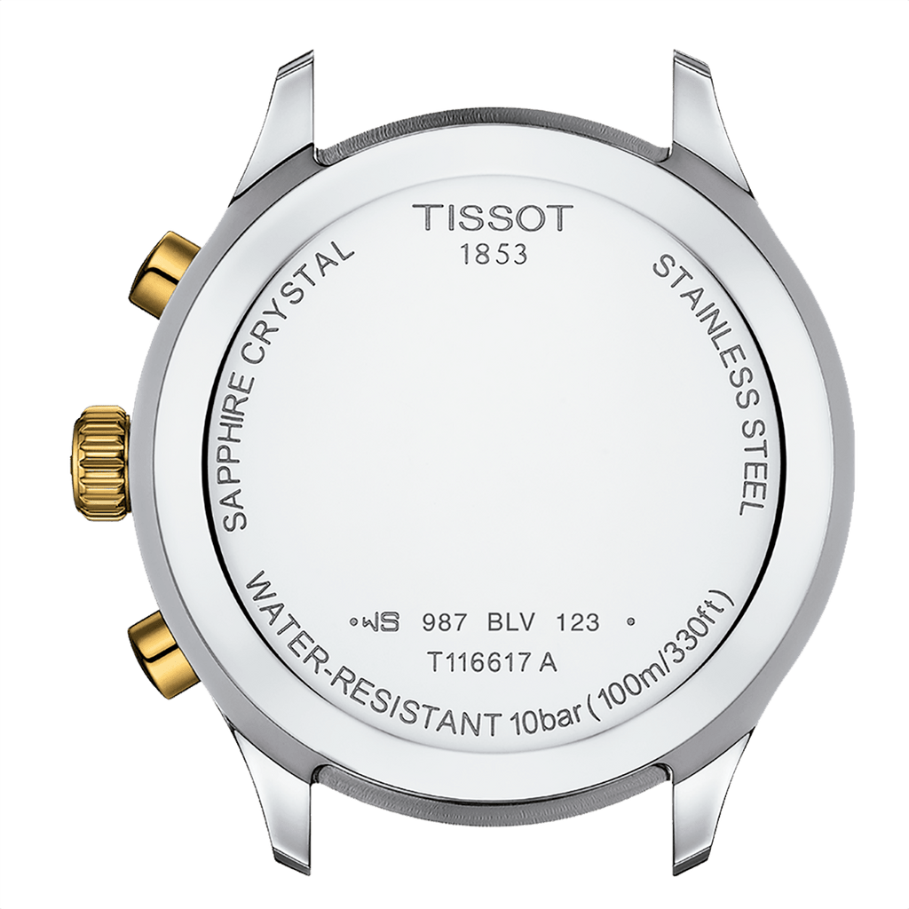 Tissot Chrono XL Classic Blue Dial Two Tone Steel Strap Watch for Men - T116.617.22.041.00 Buy Now By Tissot
