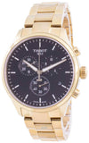 Tissot Chrono XL Classic Black Dial Gold Steel Strap Watch for Men - T116.617.33.051.00 Buy Now By Tissot