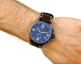 Tissot Chrono XL Blue Dial Brown Leather Strap Watch For Men - T116.617.36.047.00 Buy Now By Tissot