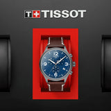 Tissot Chrono XL Blue Dial Brown Leather Strap Watch For Men - T116.617.36.047.00 Buy Now By Tissot
