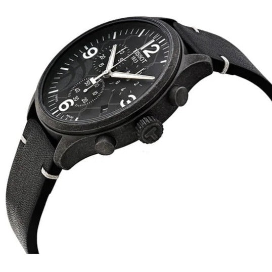 Tissot Chrono XL Vintage Black Dial Black Leather Strap Watch For Men - T116.617.36.052.00 Buy Now By Tissot