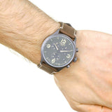 Tissot T Sport Chrono XL Green Dial Brown Leather Strap Watch For Men - T116.617.36.097.00 Buy Now By Tissot