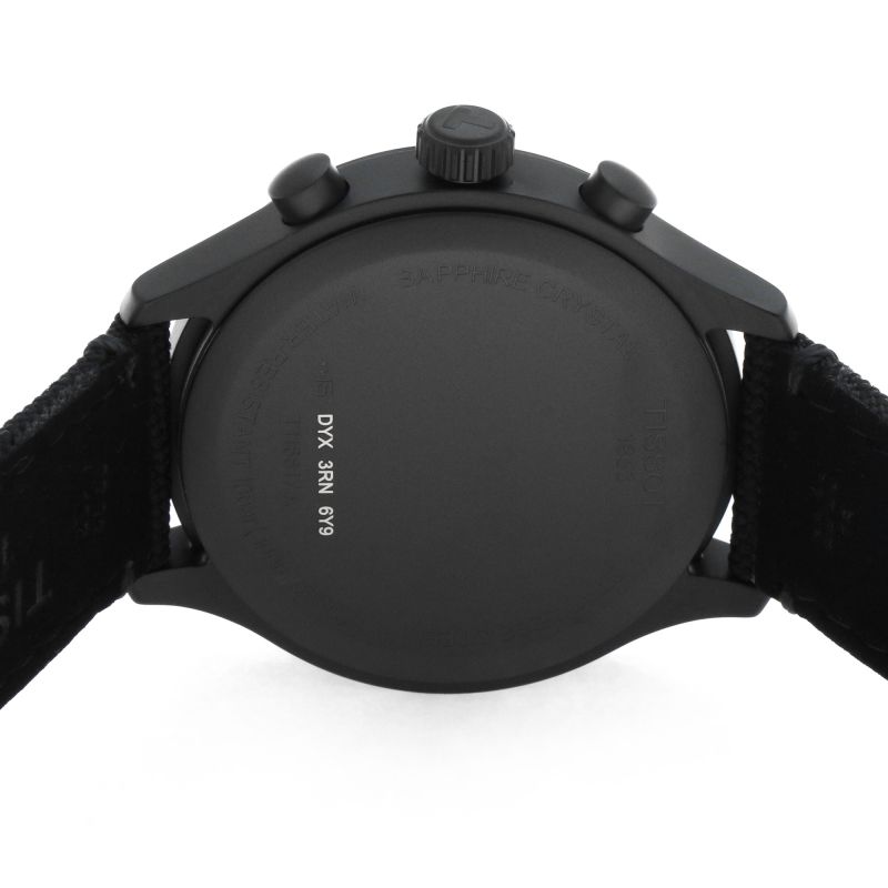 Tissot Chrono XL Quartz Black Dial Black Nylon Strap Watch For Men - T116.617.37.051.00 Buy Now By Tissot