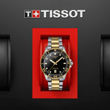 Tissot Seastar 1000 Black Dial Two Tone Steel Strap Watch For Men - T120.410.22.051.00 Buy Now By Tissot