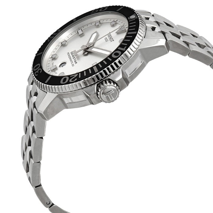 Tissot Seastar 1000 Powermatic 80 Silver Dial Silver Steel Strap Watch For Men - T120.407.11.031.00 Buy Now By Tissot