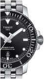 Tissot Seastar 1000 Powermatic 80 Black Dial Silver Steel Strap Watch For Men - T120.407.11.051.00 Buy Now By Tissot