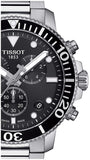 Tissot Seastar 1000 Chronograph Black Dial Silver Steel Strap Watch For Men - T120.417.11.051.00 Buy Now By Tissot