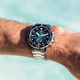 Tissot Seastar 1000 Chronograph Green Dial Silver Steel Strap Watch For Men - T120.417.11.091.01 Buy Now By Tissot