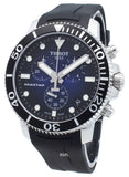 Tissot Seastar 1000 Chronograph Blue Dial Black Rubber Strap Watch For Men - T120.417.17.041.00 Buy Now By Tissot