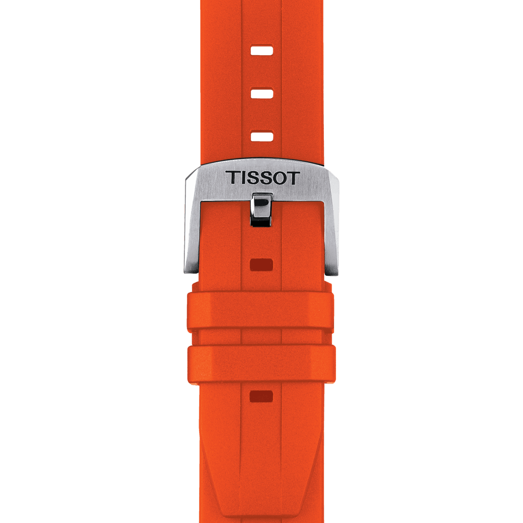 Tissot Seastar 1000 Chronograph Black Dial Orange Rubber Strap Watch For Men - T120.417.17.051.01 Buy Now By Tissot